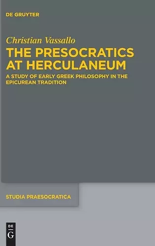 The Presocratics at Herculaneum cover