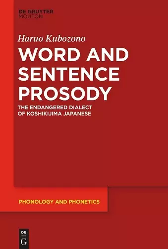 Word and Sentence Prosody cover