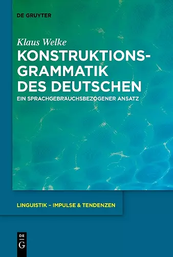 Konstruktionsgrammatik des Deutschen cover