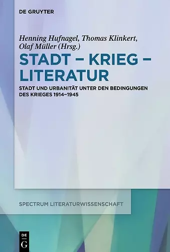 Stadt − Krieg − Literatur cover