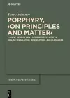 Porphyry, ›On Principles and Matter‹ cover