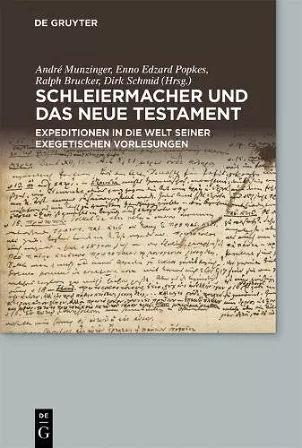 Schleiermacher und das Neue Testament cover