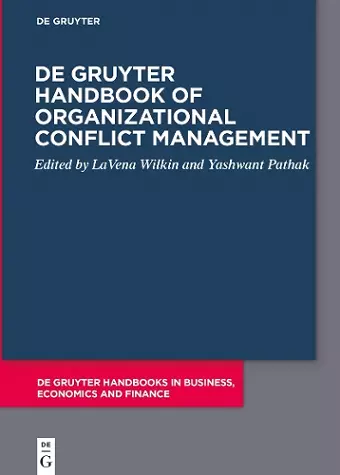 De Gruyter Handbook of Organizational Conflict Management cover