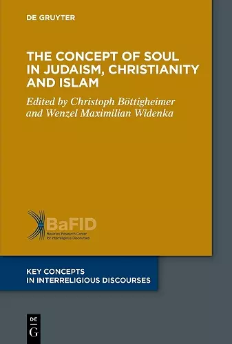 The Concept of Soul in Judaism, Christianity and Islam cover