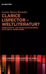 Clarice Lispector - Weltliteratur? cover