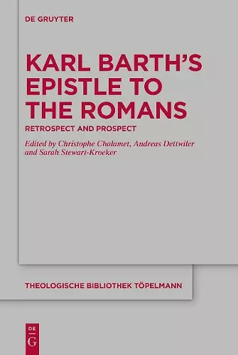 Karl Barth’s Epistle to the Romans cover