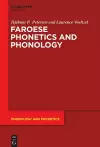 Faroese Phonetics and Phonology cover