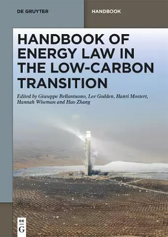 Handbook of Energy Law in the Low-Carbon Transition cover