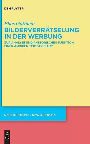 Bilderverrätselung in der Werbung cover