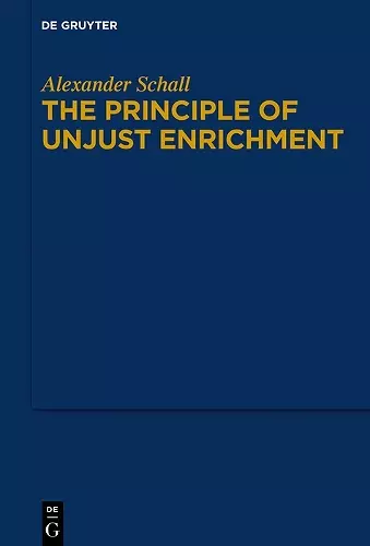 The Principle of Unjust Enrichment cover