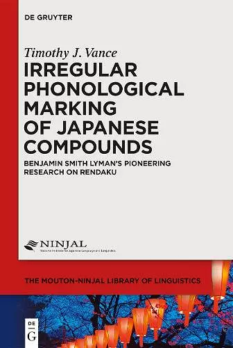 Irregular Phonological Marking of Japanese Compounds cover