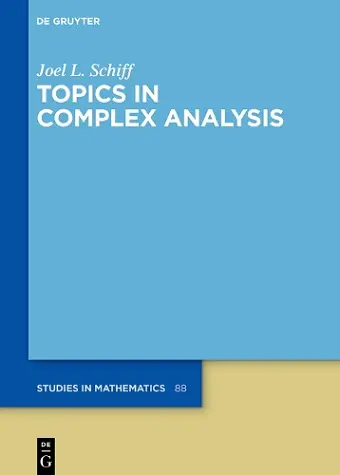 Topics in Complex Analysis cover
