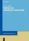 Topics in Complex Analysis cover