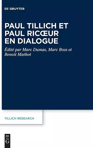 Paul Tillich Et Paul Ricoeur En Dialogue cover