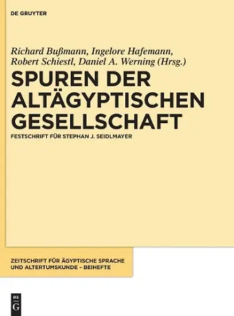 Spuren Der Altägyptischen Gesellschaft cover