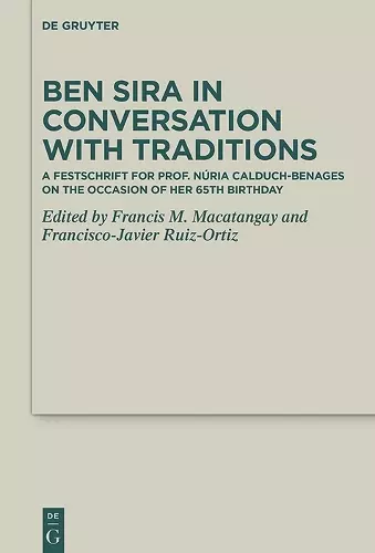 Ben Sira in Conversation with Traditions cover