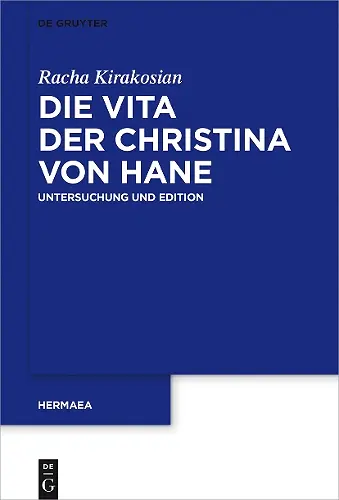 Die Vita der Christina von Hane cover
