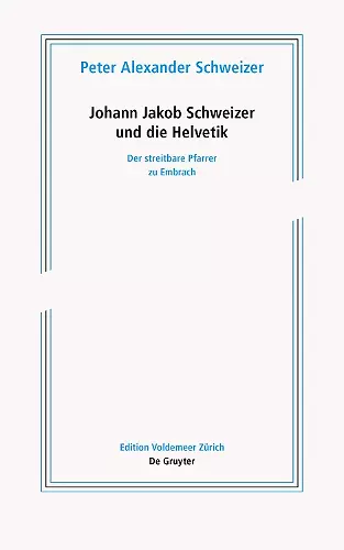 Johann Jakob Schweizer und die Helvetik cover