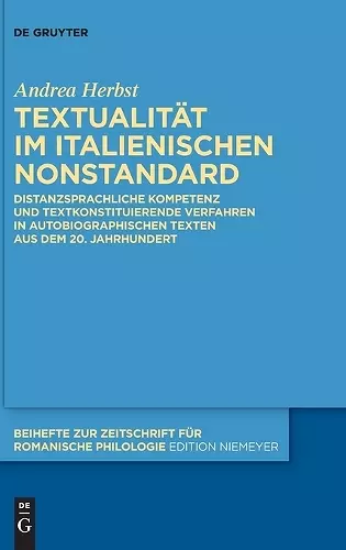 Textualität im italienischen Nonstandard cover