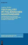 Textualität im italienischen Nonstandard cover