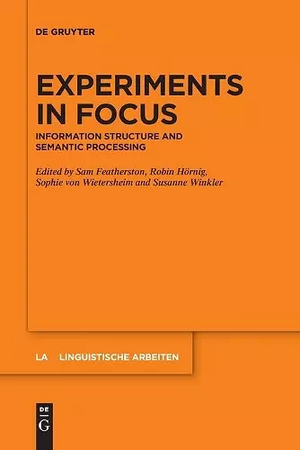 Experiments in Focus cover
