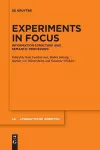 Experiments in Focus cover