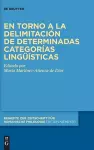 En Torno a la Delimitación de Determinadas Categorías Lingüísticas cover