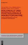 Koloniale Und Postkoloniale Mikrotoponyme cover