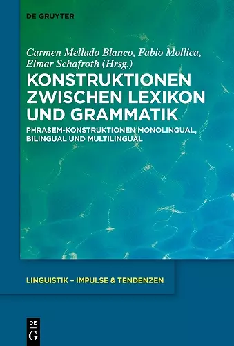 Konstruktionen zwischen Lexikon und Grammatik cover