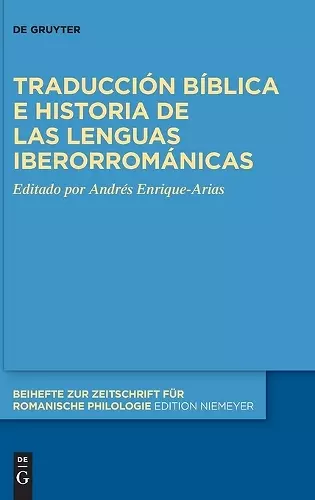 Traducción bíblica e historia de las lenguas iberorrománicas cover