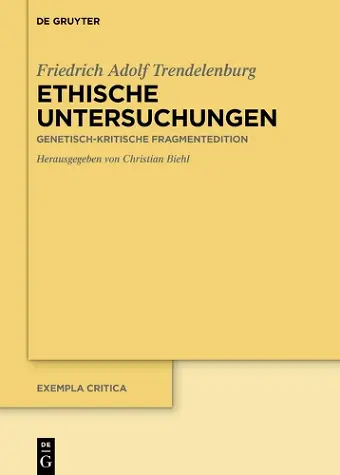 Ethische Untersuchungen cover