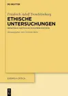 Ethische Untersuchungen cover