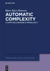 Automatic Complexity cover