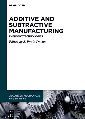 Additive and Subtractive Manufacturing cover