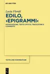 Edilo, ›Epigrammi‹ cover