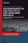 Unternehmertum und Politik in der Weimarer Republik cover