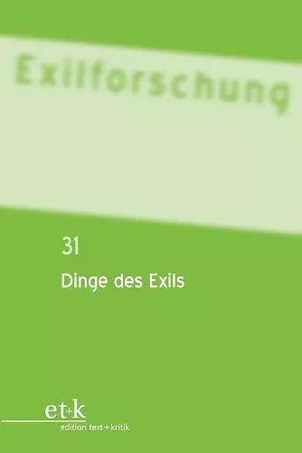 Dinge Des Exils cover