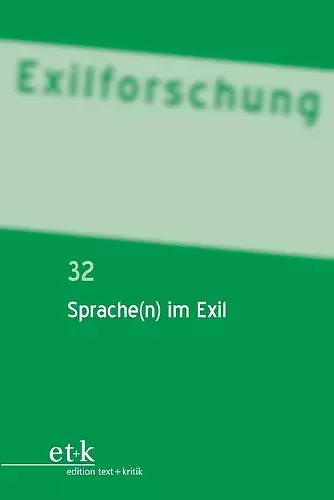 Sprache(n) Im Exil cover