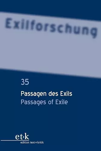 Passagen Des Exils / Passages of Exile cover