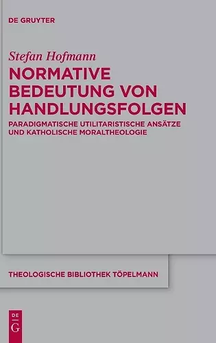 Normative Bedeutung von Handlungsfolgen cover