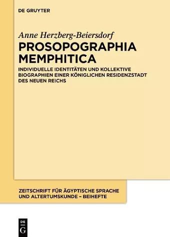 Prosopographia Memphitica cover