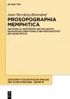 Prosopographia Memphitica cover
