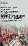 Archiv Bibliographia Judaica - Deutschsprachiges Judentum Online cover