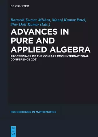 Advances in Pure and Applied Algebra cover