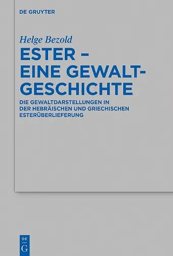 Ester – eine Gewaltgeschichte cover