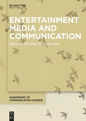 Entertainment Media and Communication cover