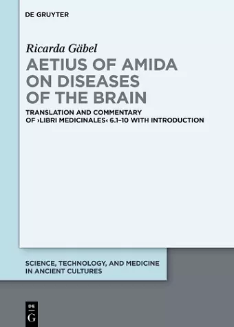 Aetius of Amida on Diseases of the Brain cover