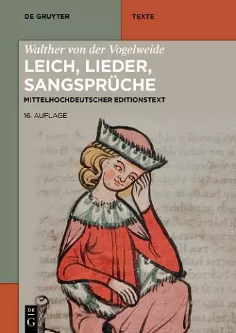 Walther von der Vogelweide: Leich, Lieder, Sangsprüche cover