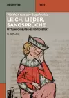 Walther von der Vogelweide: Leich, Lieder, Sangsprüche cover