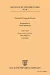 Otfrids Evangelienbuch cover